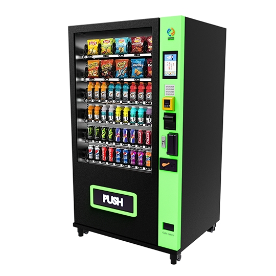 Touchscreen snack and drink vending machine AZ-10s 60 channels